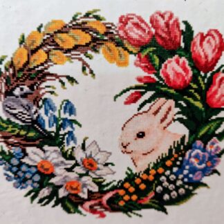 Timanttimaalaus Kevät kranssi (34 x 30 cm)