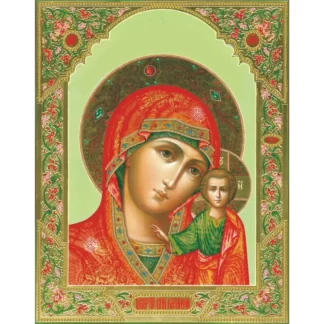 Timanttimaalaus Ikoni Lady of Kazan  (40 x 50) (LGP022e)