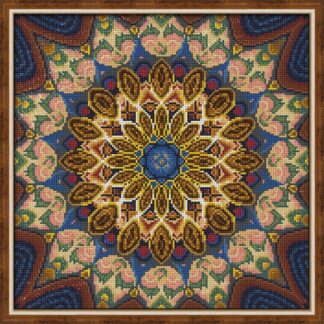 Timanttimaalaus Hyvinvoinnin Mandala (40 x 40) AZ-1756