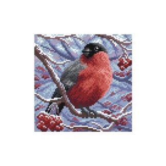 Timanttimaalaus Punatulkku (20 x 20 cm) (MC-002)