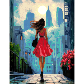 ArtCityn timanttimaalaus Keskipäivä New Yorkissa.