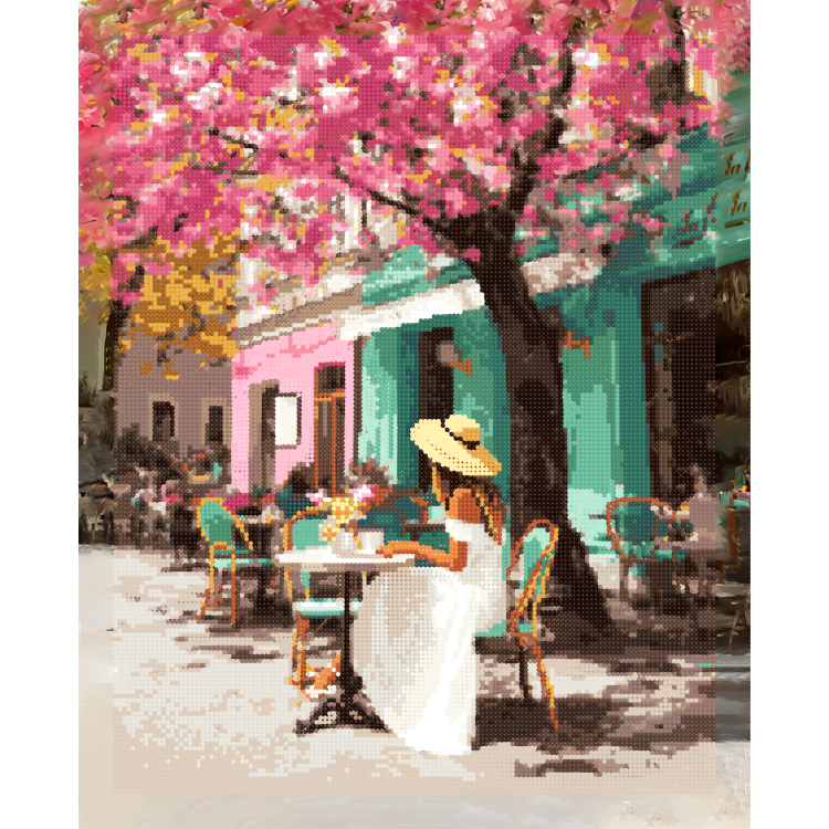 ArtCityn timanttimaalaus Kukkiva Päivä.