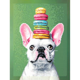 ArtCityn timanttimaalaus Ranskanbulldoggi.