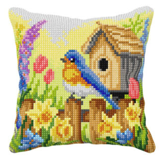 Orchidean ristipisto tyyny pakkaus Kevät Lintu.