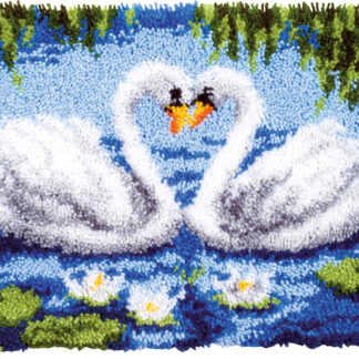 Vervacon ryijyn tekemispaketti Joutsenpari.