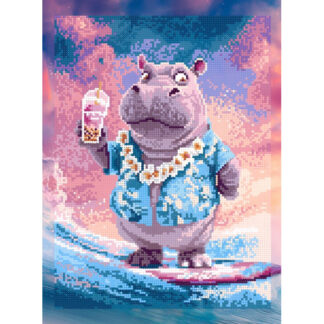 ArtCityn timanttimaalaus Havaji pyöreillä timanteilla.