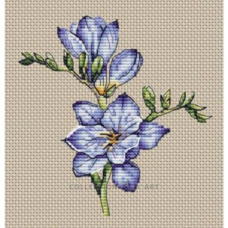 Collection D´Artin laskettava ristipistotyö Freesia.