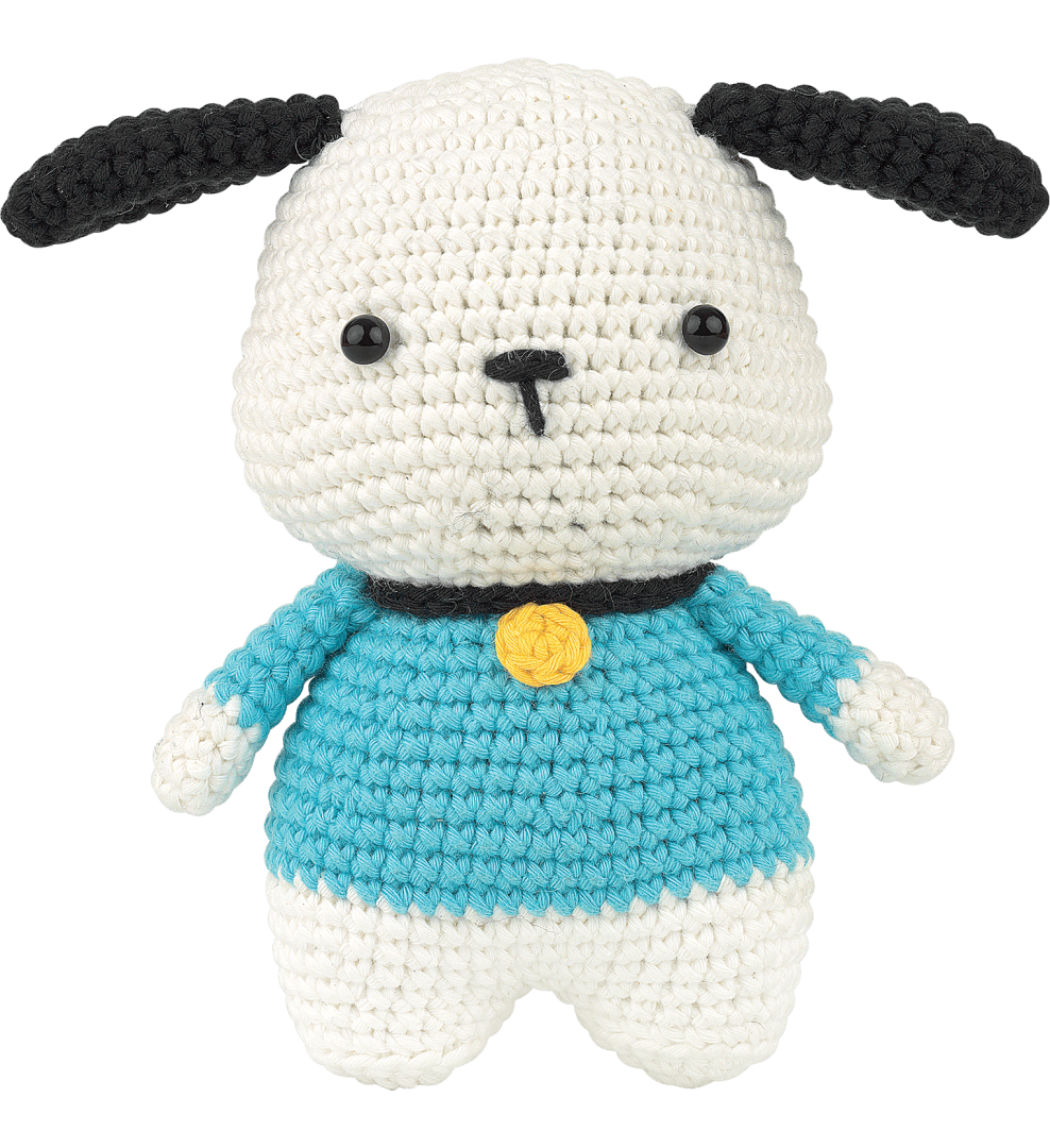 Ancohorin amigurumi virkkaussetti Walter koira.