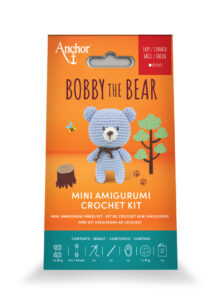 Anchor amigurumi Bobby Karhu pakkaus. 